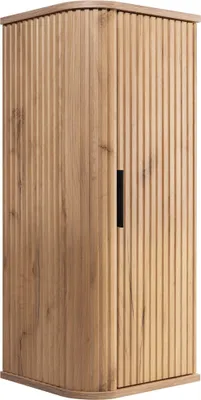 Immagine prodotto di Mobile da bagno, rovere artigianale, maniglia nera, 79 x 35,5 x 31,5 cm