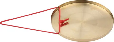 Immagine prodotto di piatto gong a mano da 22 cm, ottone, rame, cappella, opera, strumenti a percussione con mazzuolo rotondo