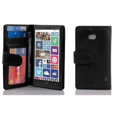Zdjęcie produktu dla Cadorabo DE-101153, Nokia, Nokia Lumia 929 / 930, Czarny