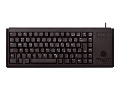 Produktbild von Cherry Slim Line Compact-Keyboard G84-4400 - Tastatur - 84 Tasten AZERTY - Schwarz