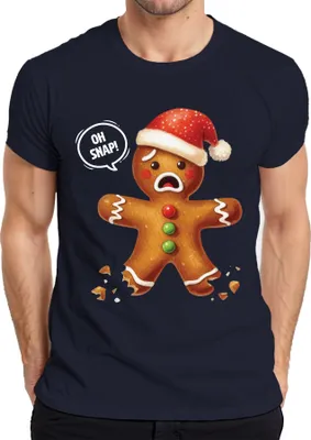 Produktbild von Lebkuchen Schwarzer Humor - Weihnachten Weihnachtsgeschenk Christmas Herren T-Shirt, Navy, 3XL