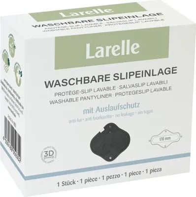 Zdjęcie produktu dla Wkładki higieniczne nadające się do prania - czarne ze skrzydełkami