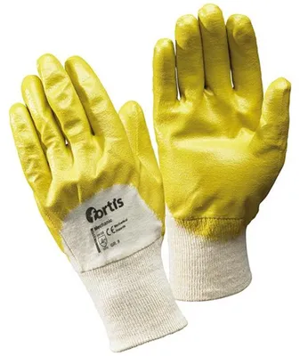 Produktbild von Fortis Nitrilhandschuh Mechnic, Gr. 10 gelb