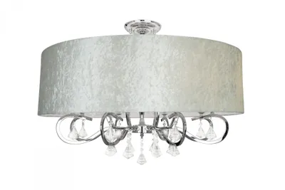 Immagine prodotto di Lampadario AMSTERDAM cromato 8xE14x15W in metallo, dimensioni: 55x80x80 cm, IP20, Maxlight