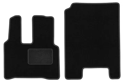 Immagine prodotto di Tappetini in moquette per Mercedes Actross MP4 2011- (commerciale) – set 4 pezzi, neri, su misura – Wielganizator LUX