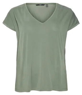 Produktbild von VERO MODA VMFILLI SS V-Neck Tee GA Curve