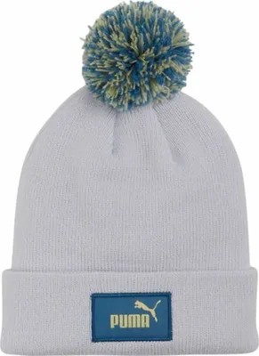 Produktbild von Puma Fc Junior Uni Mütze mit Pom-Pom, Hellgrau