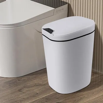 Automatischer Mülleimer mit Bewegungssensor, 10 Liter, Elektrischer Deckel für Schlafzimmer und Wohnzimmer