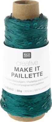 Produktbild von Rico - Creative Make It Paillette 0003 petrol