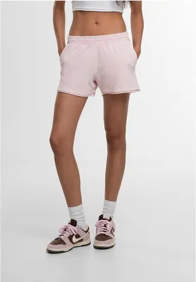 Obrázok produktu pre Dámske kraťasy Urban Classics Ladies Washed Jersey Shorts blushedrose - L