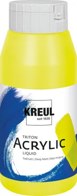 Produktbild von KREUL SOLO GOYA Triton Acrylic, 750 ml, Gelb, Flasche