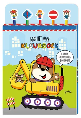 Produktbild von Malbuch mit Buntstiften - zur Arbeit