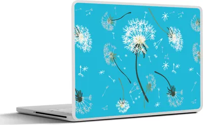 Produktbild von MuchoWow® Laptop Aufkleber Sticker Cover Design - Pflanze - Löwenzahn 31x22.5 cm - Laptop-Deko