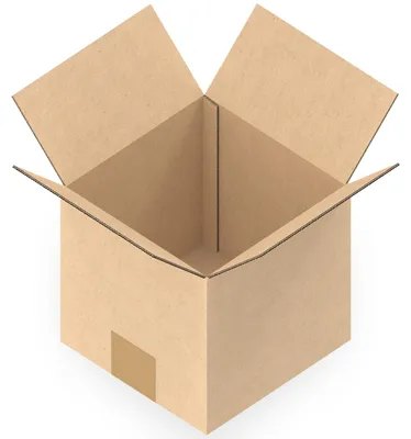 Produktbild von KK Verpackungen 100 Stück Versandkartons 142 x 142 x 134 mm Kartons 2-wellig, Faltkartons