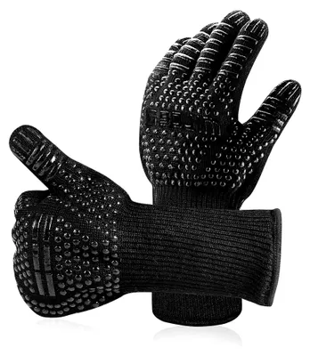 Produktbild von Grillhandschuhe, Hitzebeständige BBQ Handschuhe, Ofenhandschuhe, Backhandschuhe