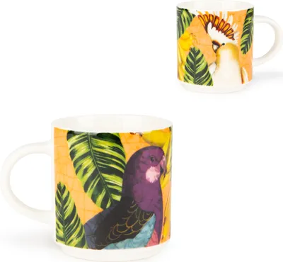 Immagine prodotto di Excelsa Set di 6 tazze da caffè espresso 10 cl in porcellana avana multicolore