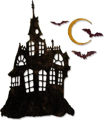 Produktbild von Sizzix Thinlits Stanzschablone by Tim Holtz Haunted House
