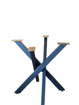 Produktbild von Tischgestell Metall Schwarz 2-er Set 80x80 cm