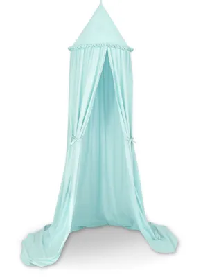 Immagine prodotto di Baldacchino sospeso in cotone per la stanza dei bambini - menta chiaro