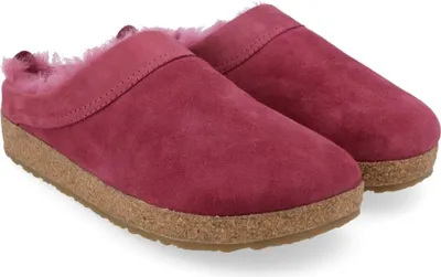 Zdjęcie produktu dla Haflinger kapcie męskie skóra jagnięca chodak Snowbird 713015, rozmiar:39 EU, kolor:różowy