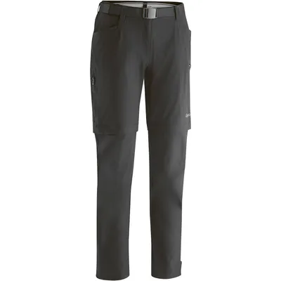 Produktbild von Gonso Damen Zipp Radhose lang Ruth black mit Sitzpolster Innenhose Größe 38