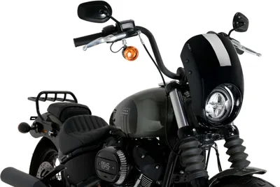 Zdjęcie produktu dla PUIG 21216N Anarchy pasuje do HARLEY DAVIDSON SOFTAIL STREET BOB FXBB Czarny