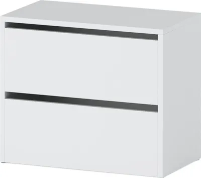 Produktbild von Schuhschrank für den Flur | Schuhregal modular | Schrank mit Platz zum Aufbewahren von Schuhen | Schuhbank mit die Klappe | Weiß Matt Schuh-Kommode