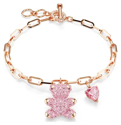 Produktbild von SWAROVSKI Damen Gliederarmband Bär Rosa TEDDY 5642978