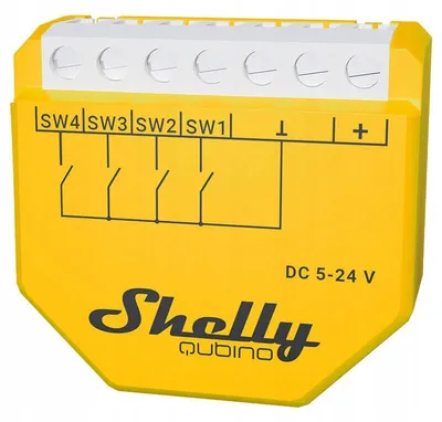 Produktbild von Shelly Qubino Wave i4 DC Z-Wave Steuerung