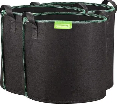 Produktbild von Famanu Pflanzentaschen aus Vliesstoff - Set aus robustem Material