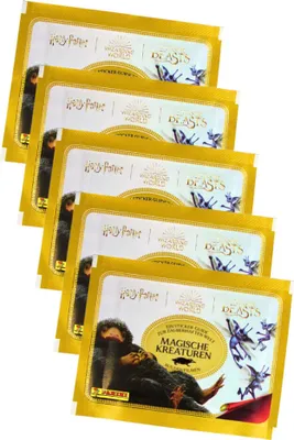Produktbild von Panini Harry Potter Sticker - Magische Kreaturen (2023) - 5 Tüten Sammelsticker