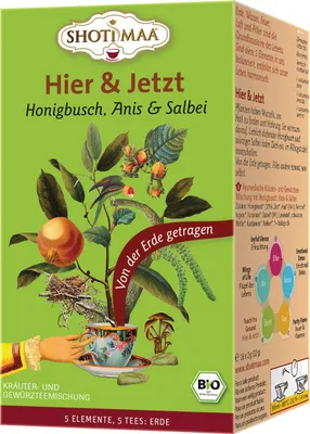 Produktbild von Hier und Jetzt Teemischung, 32 g