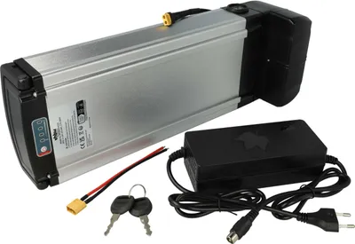 Produktbild von vhbw Akku kompatibel mit Hapex E-Bike (10400 mAh, 36 V, Li-Ion, inkl. Ladegerät) - Silber