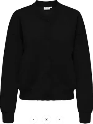 Image de ONLY ONLNAOMI L/S BOMBER BOX SWT Noir L