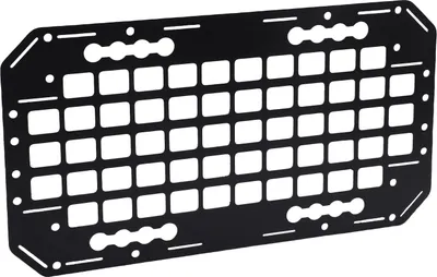 Immagine prodotto di Superficie di carico per camion, pannello Molle, 26,7 x 49,25 x 0,2 cm, sistema di supporti laterali in alluminio per berline, SUV, pickup, camion, camper, rimorchi