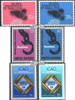 Produktbild von Briefmarken UNO - New York 1978 Mi 318-319,320-321,322-323 (kompl.Ausg.) postfrisch Sondermarken