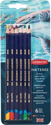 Image de Craie aquarelle DERWENT Inktense, 6pcs