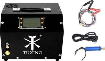 Obrázek produktu pro Vzduchový kompresor PCP, provozní tlak 300 barů, dvoustupňová pístová konstrukce, TXET063, 220 V