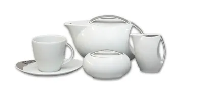 Zdjęcie produktu dla zestaw do herbaty, porcelana Carlsbad, Thun Loos, platyna, 15 szt