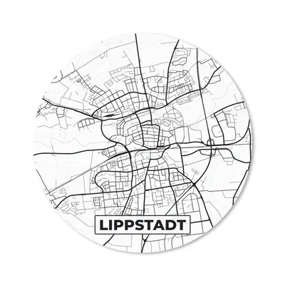 Produktbild von MuchoWow® Mauspad Mousepad Karte - Lippstadt - Karte - Stadtplan 20x20 cm - Mousepads - Maus Mat - Pad - Mausunterlage - Schreibtischmatte