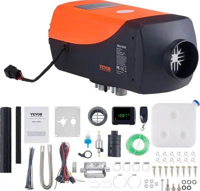 Immagine prodotto di Riscaldatore ausiliario diesel - 5 kW, 12V - Riscaldatore ad aria con display digitale - Arancione