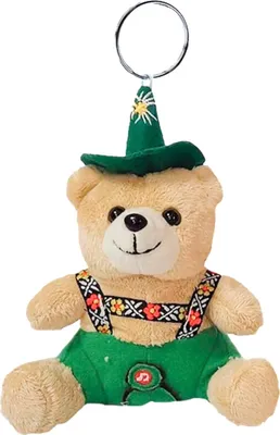 Produktbild von Schlüsselanhänger Jodelbär 18 cm grün