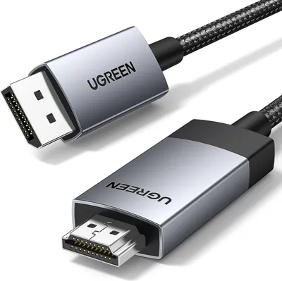 Zdjęcie produktu dla Kabel DisplayPort do HDMI Ugreen DP119, 4K 60Hz, 3m (czarny)