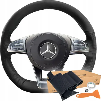 Obrázek produktu pro Potah volantu, dekorativní vzor pro Mercedes Benz AMG A45 C43 C63 S500