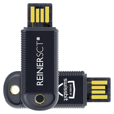 Zdjęcie produktu dla Reiner SCT 2708017-000, 18,5 mm, 51,5 mm, 6 mm, -25 - 70 °C, Czarny, FIDO2, U2F