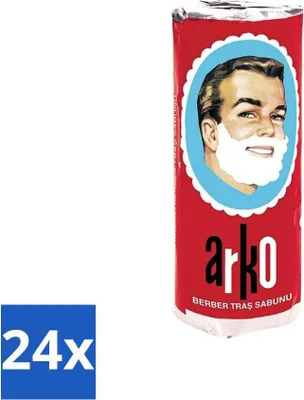 Produktbild von Arko - Rasierseife - Pflegt und schützt die Haut - 75 ml - Vorteilspack - 24 Stücke
