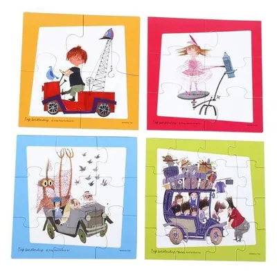 Image de Pluk Van De Petteflet Puzzle 4 en 1