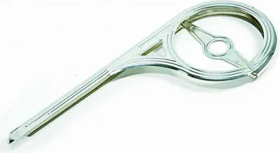 Zdjęcie produktu dla Osłona łańcucha typu retro, zamknięta, stal chromowana, 46 zębów