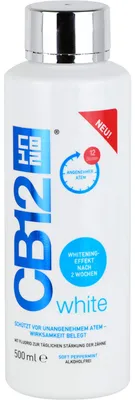 Zdjęcie produktu dla CB12 biały roztwór do płukania jamy ustnej, 500 ml