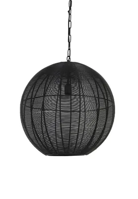 Produktbild von Light & Living - Hängeleuchte Amarah - Schwarz - Ø50cm Hängelampe - Esstischlampe - Wohnzimmerlampe - Schlafzimmerlampe - Wohnzimmer